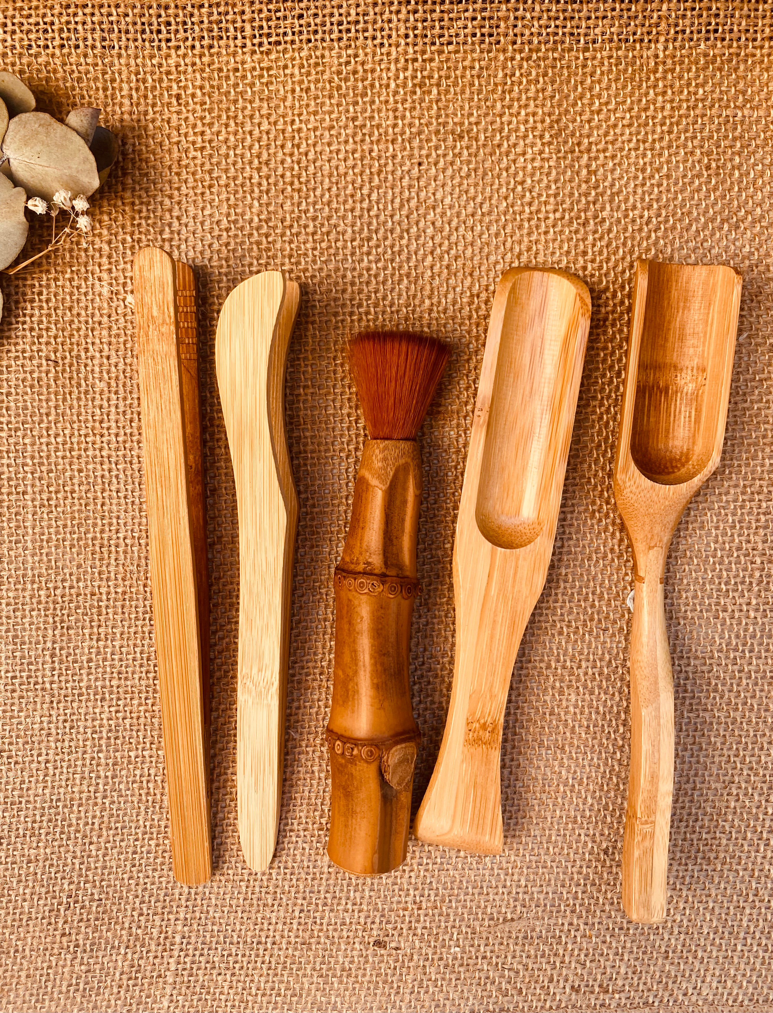 Bamboo sensory play  tools