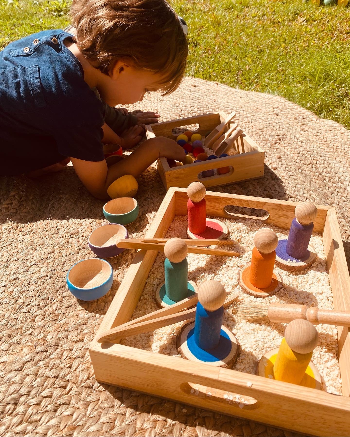 Little Big Minds DIY peg dolls set (only peg dolls with hats and pastel paint left)